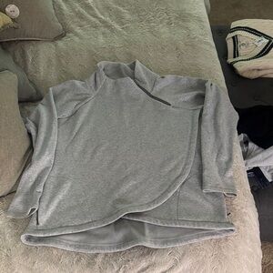 Gray Athleta Women's Asymmetrical sweatshirt